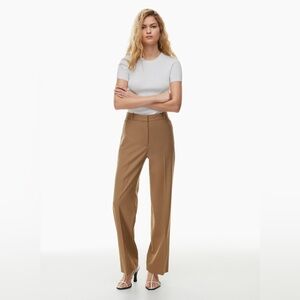 Aritzia Babaton Agency Pant - Italian twill - Gold Camel